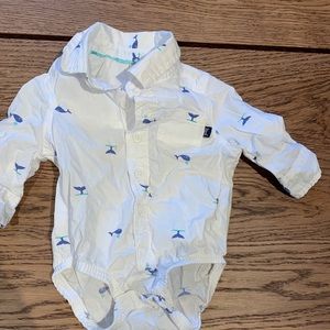 Button down onesie